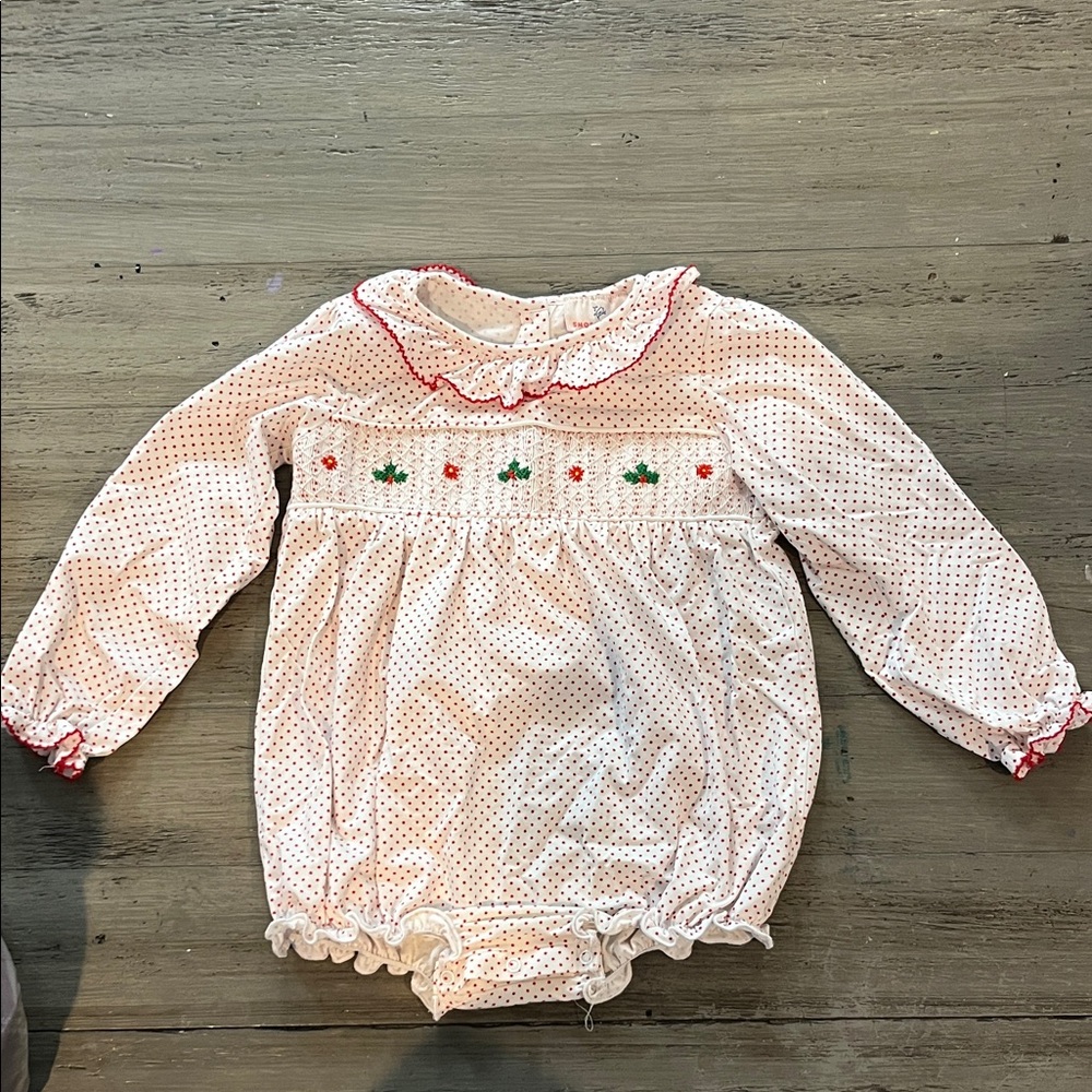 Pink Polka Dot Kids One Piece